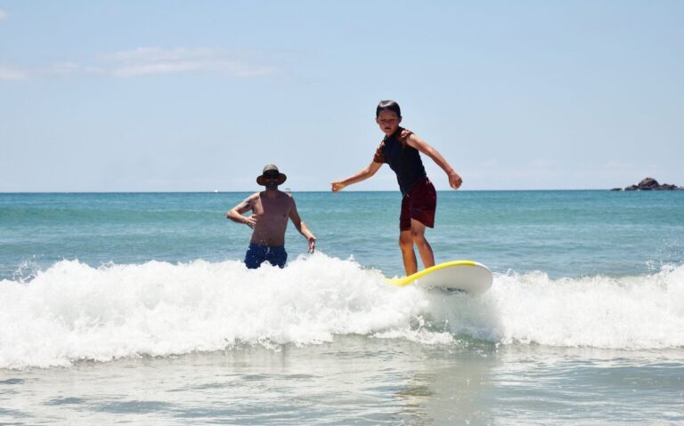 Learning to Surf In Tamarindo…  Because it is never too late…