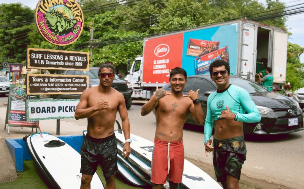 Surfing in Guanacaste Costa Rica